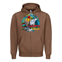 Chestnut beach please Zipper Hoodie - CowhideDigitalArt