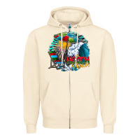 Sandshell beach please Zipper Hoodie - CowhideDigitalArt