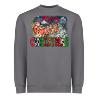 Storm Merry Christmas Santa Sleigh Heavyweight Sweatshirt - FaDigitalArtStudio