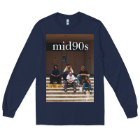 Navy mid 90s movie Long Sleeve Tee - minhPixels
