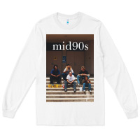 White mid 90s movie Long Sleeve Tee - minhPixels