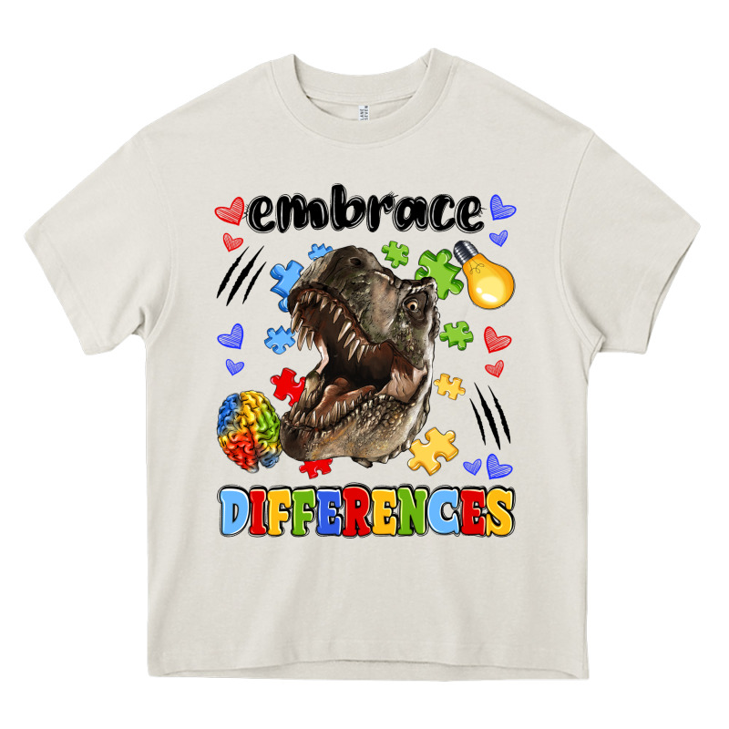 Embrace Differences Heavy Core Tee by LillyAllenDesigns | Teevron