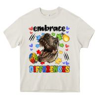 Cream embrace differences Heavy Core Tee - LillyAllenDesigns