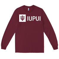 Burgundy IUPUI, Indiana University Long Sleeve Tee - minhPixels