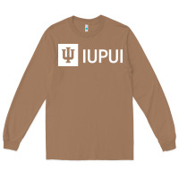 Toasted Coconut IUPUI, Indiana University Long Sleeve Tee - minhPixels