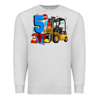 Dove Grey forklift birthday five Premium Sweatshirt - Artiststas