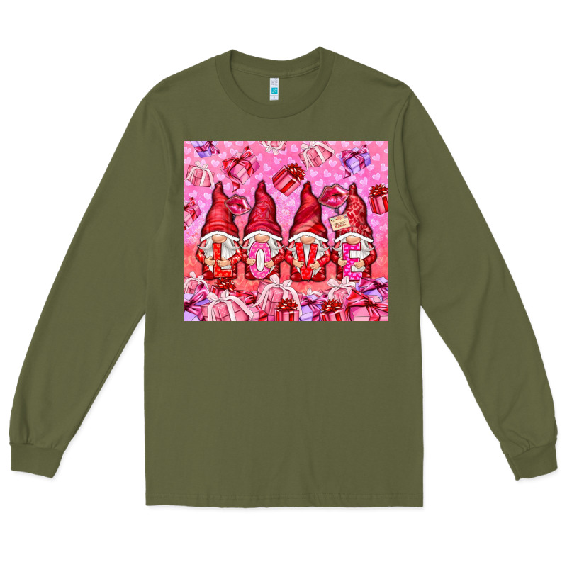 Love Gnomies With Gift Boxes Tumbler Long Sleeve Tee by HowdyJamesFarm | Teevron