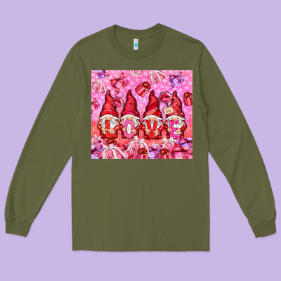 Love Gnomies With Gift Boxes Tumbler Long Sleeve Tee Designed By Howdyjamesfarm