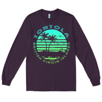 Plum Bvi Tortola British Caribbean Island Souvenir Long Sleeve Tee - minhPixels