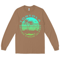 Toasted Coconut Bvi Tortola British Caribbean Island Souvenir Long Sleeve Tee - minhPixels