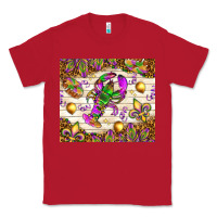 Red Mardi Gras with crab Classic Tee - NancyCooperArtShop