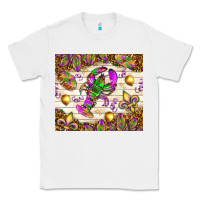 White Mardi Gras with crab Classic Tee - NancyCooperArtShop