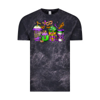 Cloud Black mardi gras crawfish coffee Vintage Tee - Jasminsmagicworld