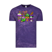 Cloud Purple mardi gras crawfish coffee Vintage Tee - Jasminsmagicworld