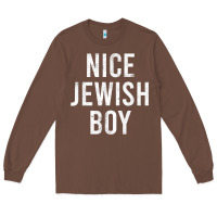 Chestnut hanukkah nice jewish boy cool chanukah festival jewish gift t shirt Long Sleeve Tee - minhPixels