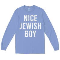 Colony Blue hanukkah nice jewish boy cool chanukah festival jewish gift t shirt Long Sleeve Tee - minhPixels
