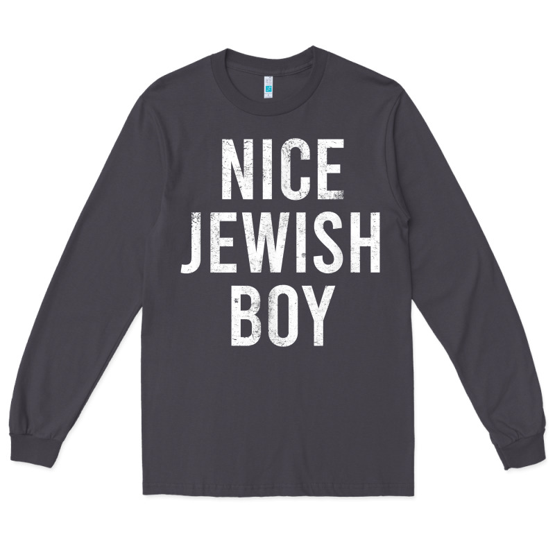 Hanukkah Nice Jewish Boy Cool Chanukah Festival Jewish Gift T Shirt Long Sleeve Tee by minhPixels | Teevron