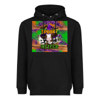 Black Spooky Heifer Heavyweight Hoodie - Artiststas