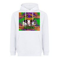 White Spooky Heifer Heavyweight Hoodie - Artiststas