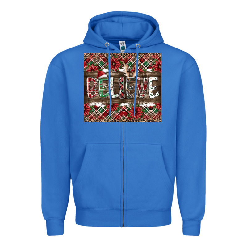 Believe Zipper Hoodie by CowhideDigitalArt | Teevron