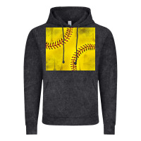 Vintage Black distressed softball pattern Vintage Hoodie - TumblerDesignByShophia