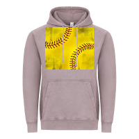 Vintage Zinc distressed softball pattern Vintage Hoodie - TumblerDesignByShophia