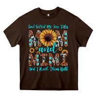 Chocolate Brown god gifted me two titles mom and mimi  and i rock them both Heavy Core Tee - JahusDesignShop