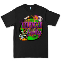 Black halloween lunch lady Premium Tee - BarkalooDesign