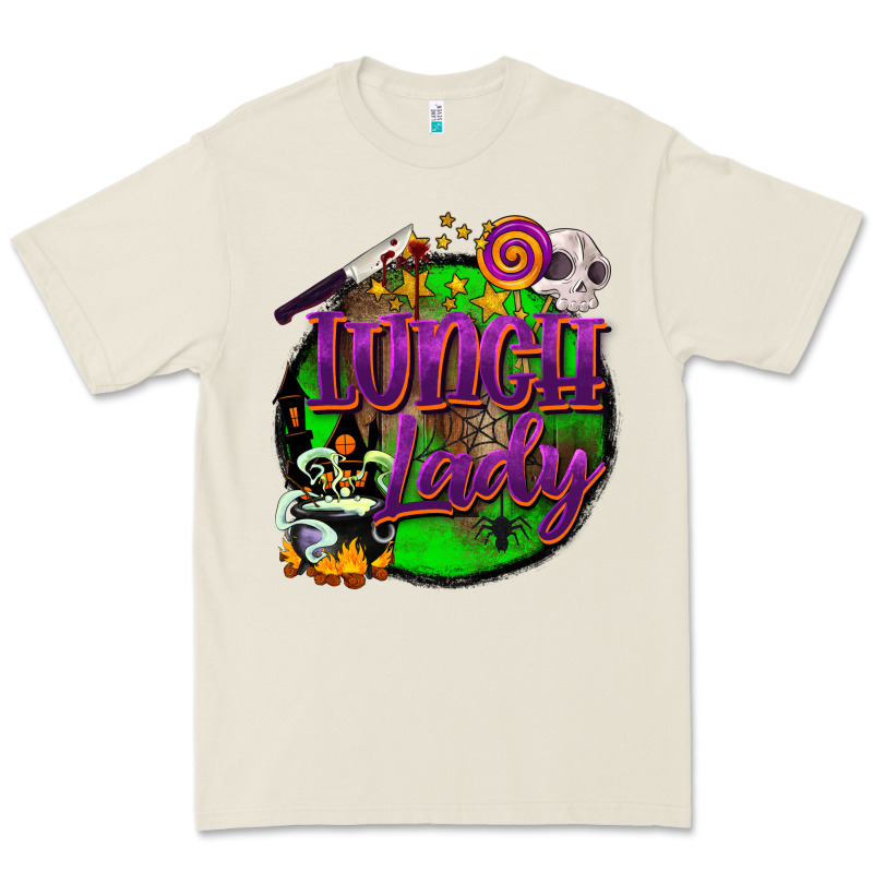 Halloween Lunch Lady Premium Tee by BarkalooDesign | Teevron