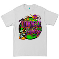 Dove Grey halloween lunch lady Premium Tee - BarkalooDesign