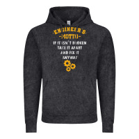 Vintage Black engineer engineering mechanical profession electrical gift Vintage Hoodie - minhPixels