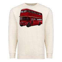 Sandshell double decker bus Premium Sweatshirt - Artiststas