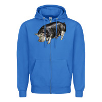 True Royal poland china pig Zipper Hoodie - LillyAllenDesigns
