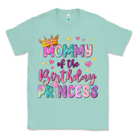 Seafoam mommy of the birthday princess Classic Tee - NancyCooperArtShop
