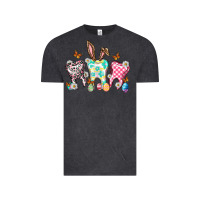 Vintage Black Happy Easter Day teeth Vintage Tee - HowdyJamesFarm