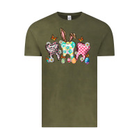 Vintage Olive Happy Easter Day teeth Vintage Tee - HowdyJamesFarm