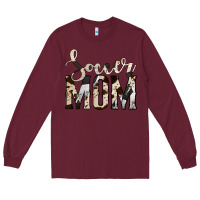 Burgundy soccer mom Long Sleeve Tee - Jasminsmagicworld