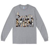 Heather Grey soccer mom Long Sleeve Tee - Jasminsmagicworld