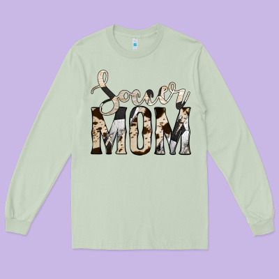 Soccer Mom Long Sleeve Tee Designed By Jasminsmagicworld