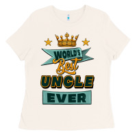 Bone world's best uncle ever Ladies Tee - Jasminsmagicworld
