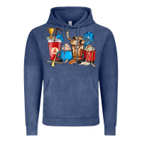Vintage Denim Hockey coffee cups Vintage Hoodie - HowdyJamesFarm