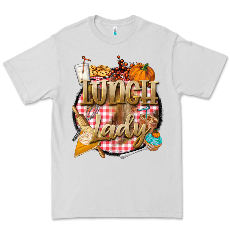 Fall  Lunch Lady Premium Tee by BarkalooDesign | Teevron