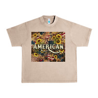 French Oak American tumbler 4th of july Urban Heavy Tee - HowdyJamesFarm