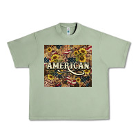 Oil Green American tumbler 4th of july Urban Heavy Tee - HowdyJamesFarm