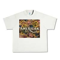 Pistachio American tumbler 4th of july Urban Heavy Tee - HowdyJamesFarm