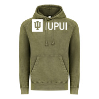 Vintage Olive IUPUI, Indiana University Vintage Hoodie - minhPixels