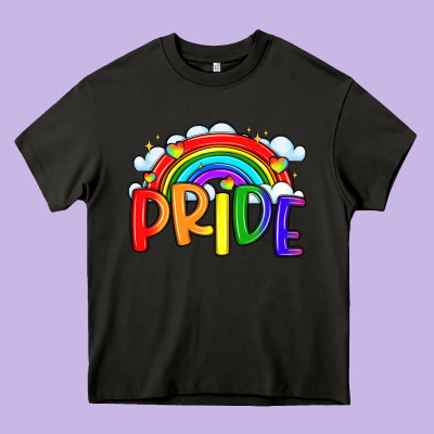 Pride Heavy Core Tee Designed By Lillyallendesigns