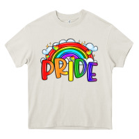 Cream pride Heavy Core Tee - LillyAllenDesigns