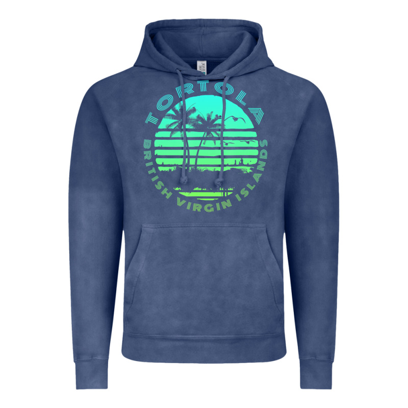 Bvi Tortola British Caribbean Island Souvenir Vintage Hoodie by minhPixels | Teevron