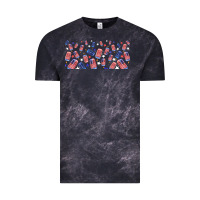Cloud Black American popsicle Vintage Tee - TumblerDesignByShophia